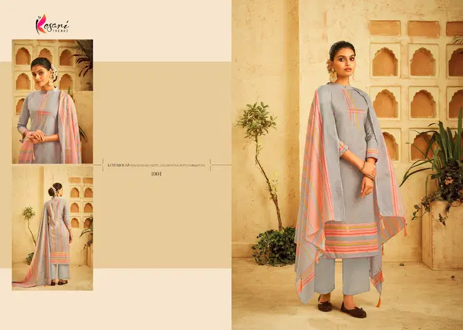 Kesari Alisha Wholesale Printed Cotton Dress Material Catalog